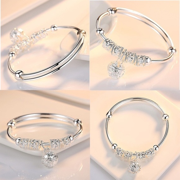 925 Sterling Silver Charm Bracelet size SMALL - Picture 4 of 6